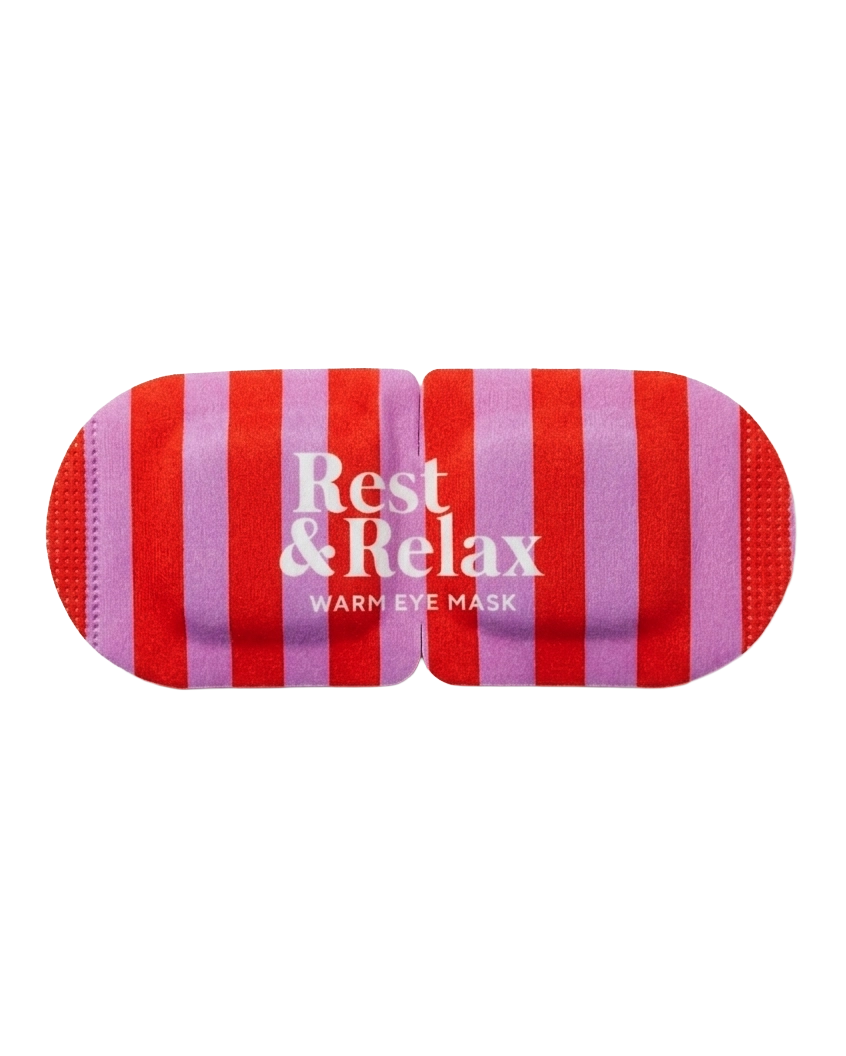 Air Activated Warm Eye Masks - Red Stripe