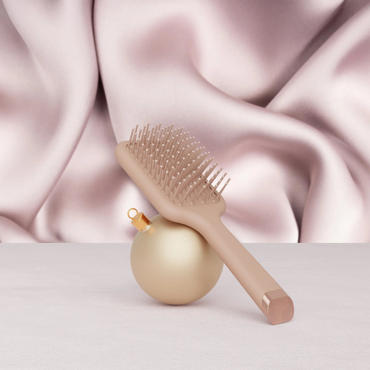 Mini Paddle Brush in Cashmere Beige