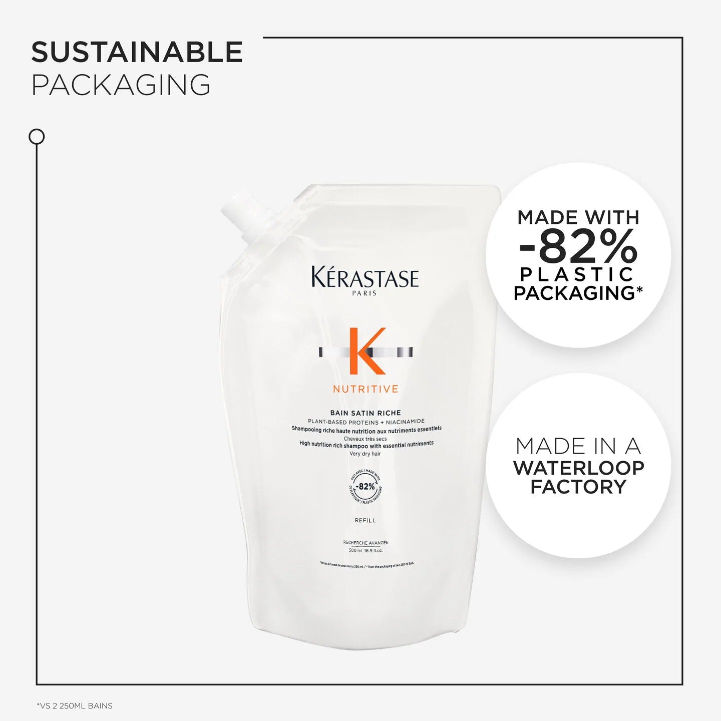 Nutritive Bain Satin Riche Refill Pouch