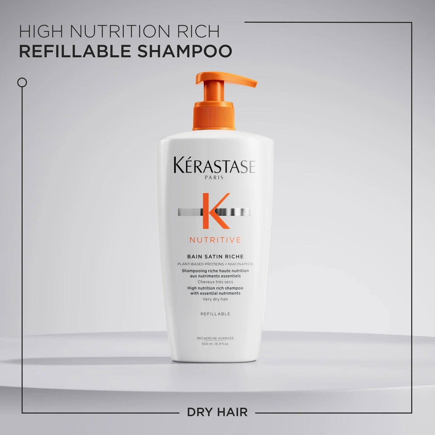 Nutritive Bain Satin Riche Refillable Bottle