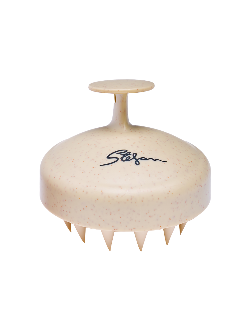 Scalp Therapy Massager Brush Beige