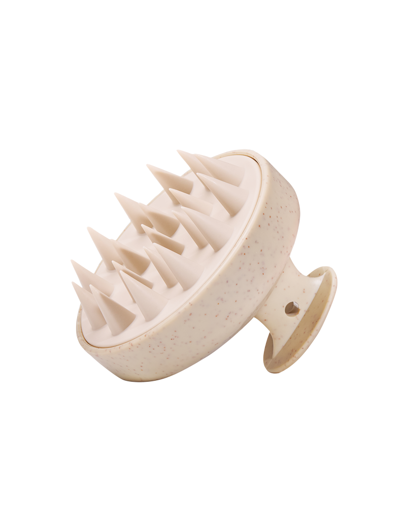 Scalp Therapy Massager Brush Beige