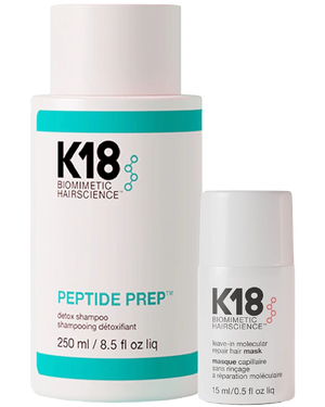 K18 Detox Shampoo & Repair Mask 15ml