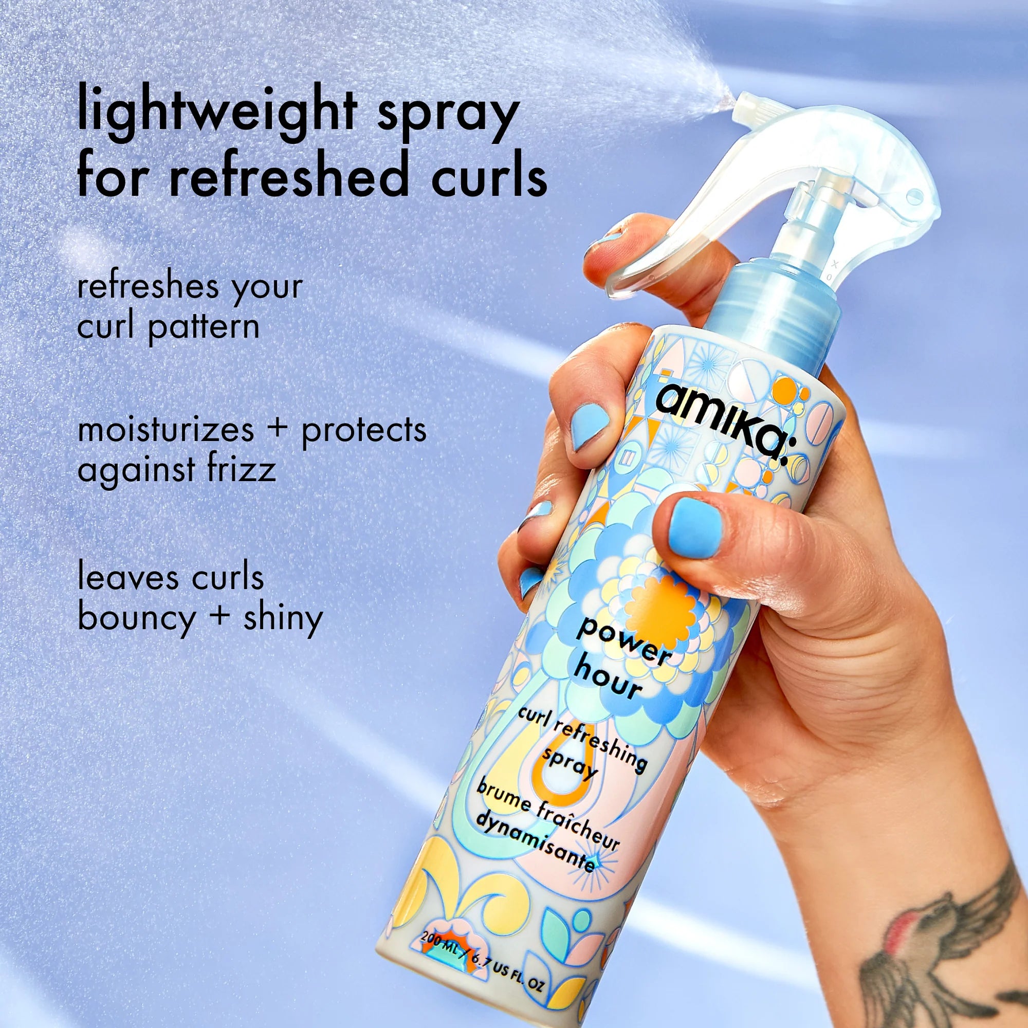 Power Hour Curl Refreshing Spray