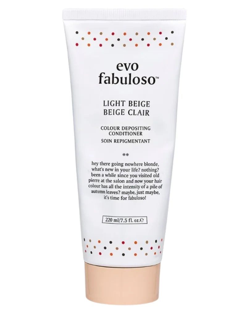 Fabuloso Light Beige Colour Depositing Conditioner