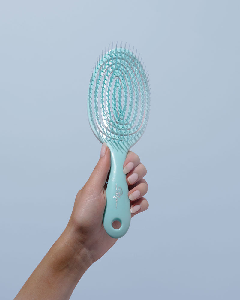 Flexi Hair Brush Aqua