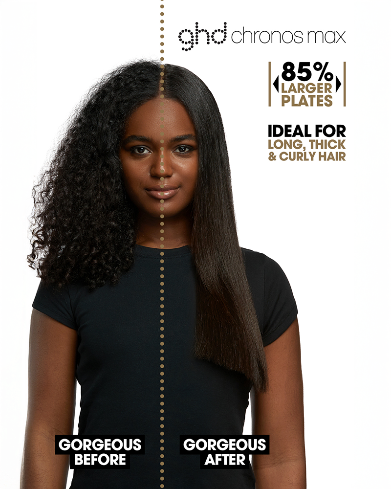 Chronos Max Hair Straightener in Black