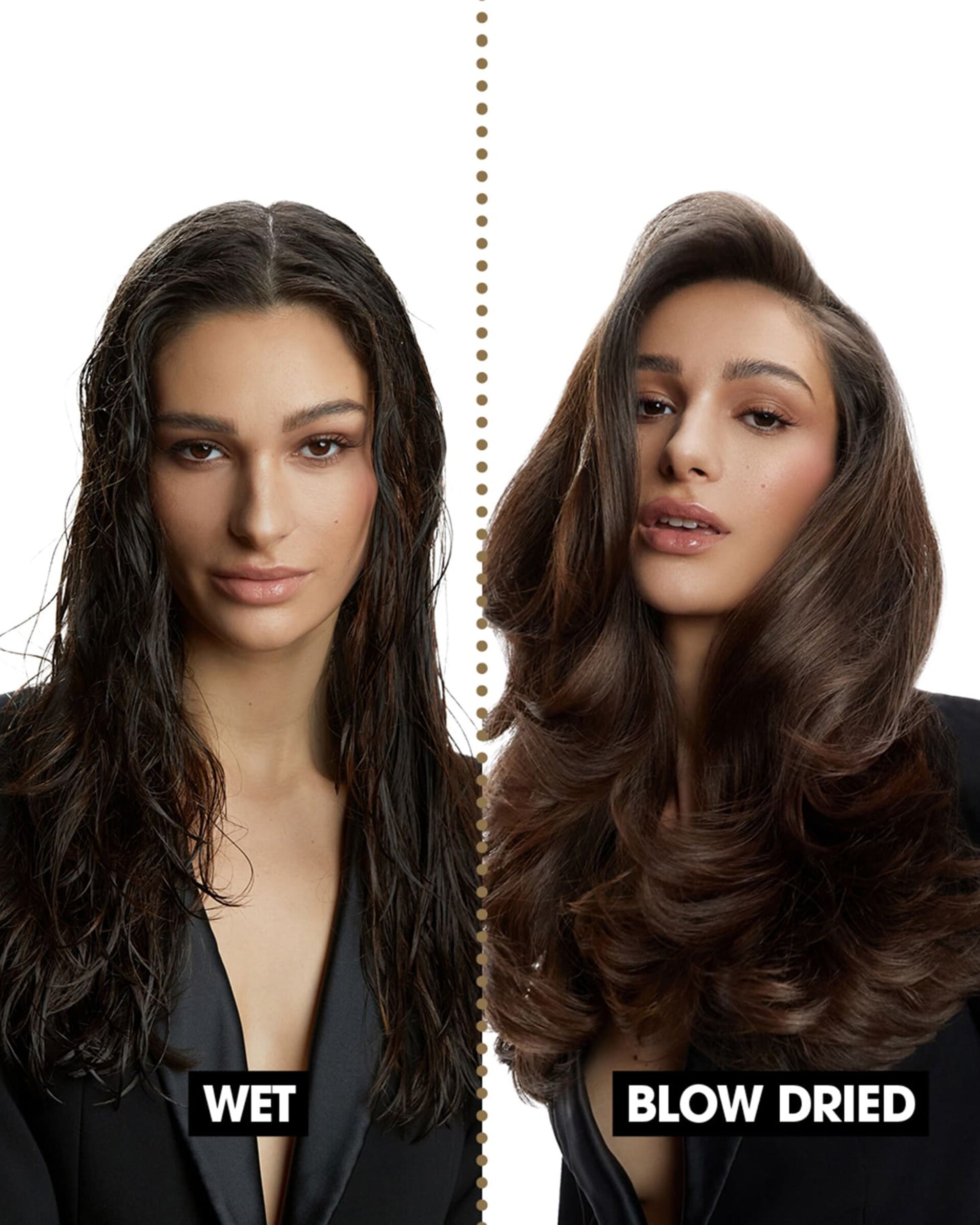 Duet Blowdry Hair Dryer Brush in Black