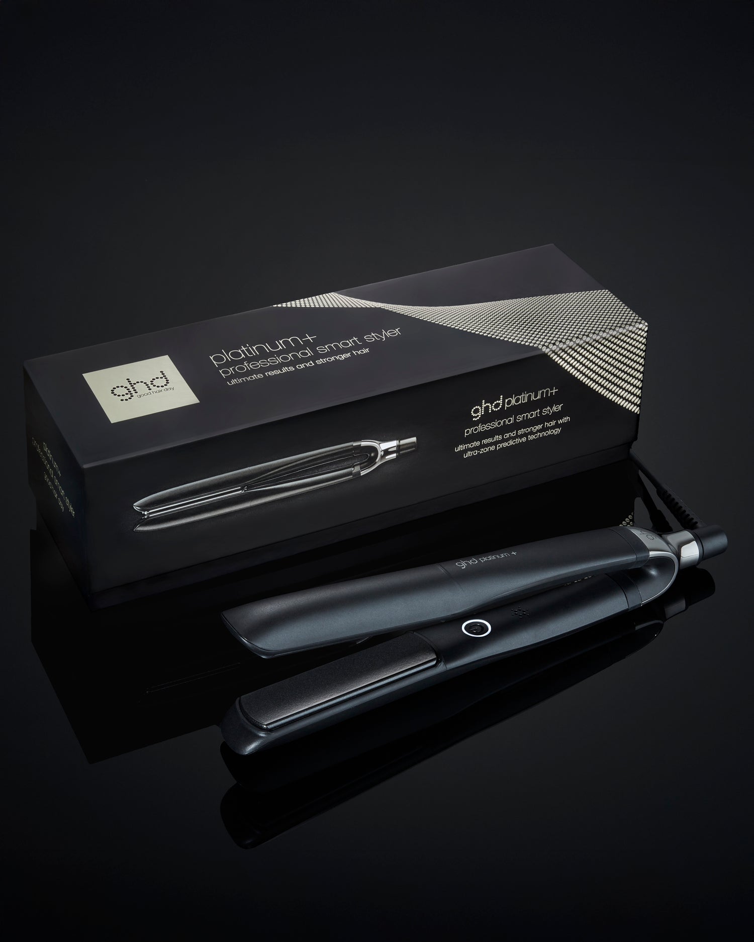 Platinum+ Hair Straightener in Black