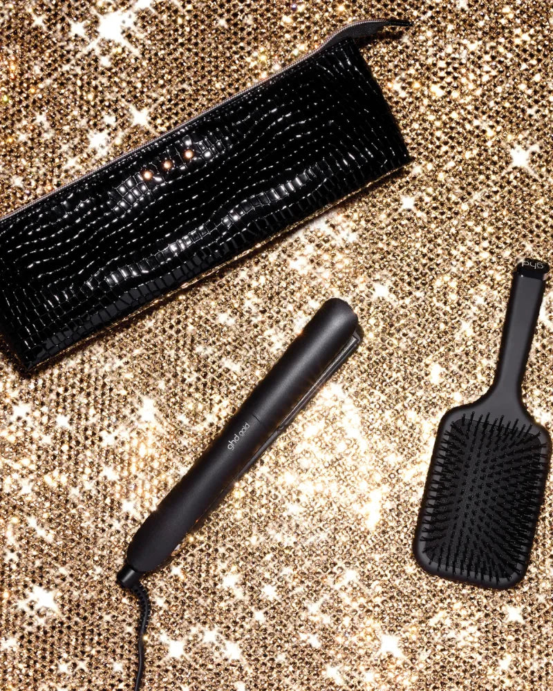 Gold Hair Straightener Gift Set