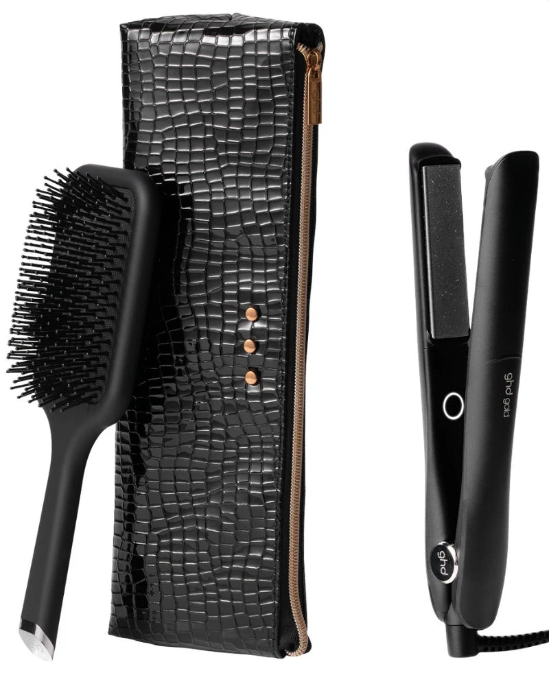 Gold Hair Straightener Gift Set