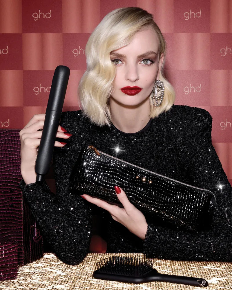 Gold Hair Straightener Gift Set