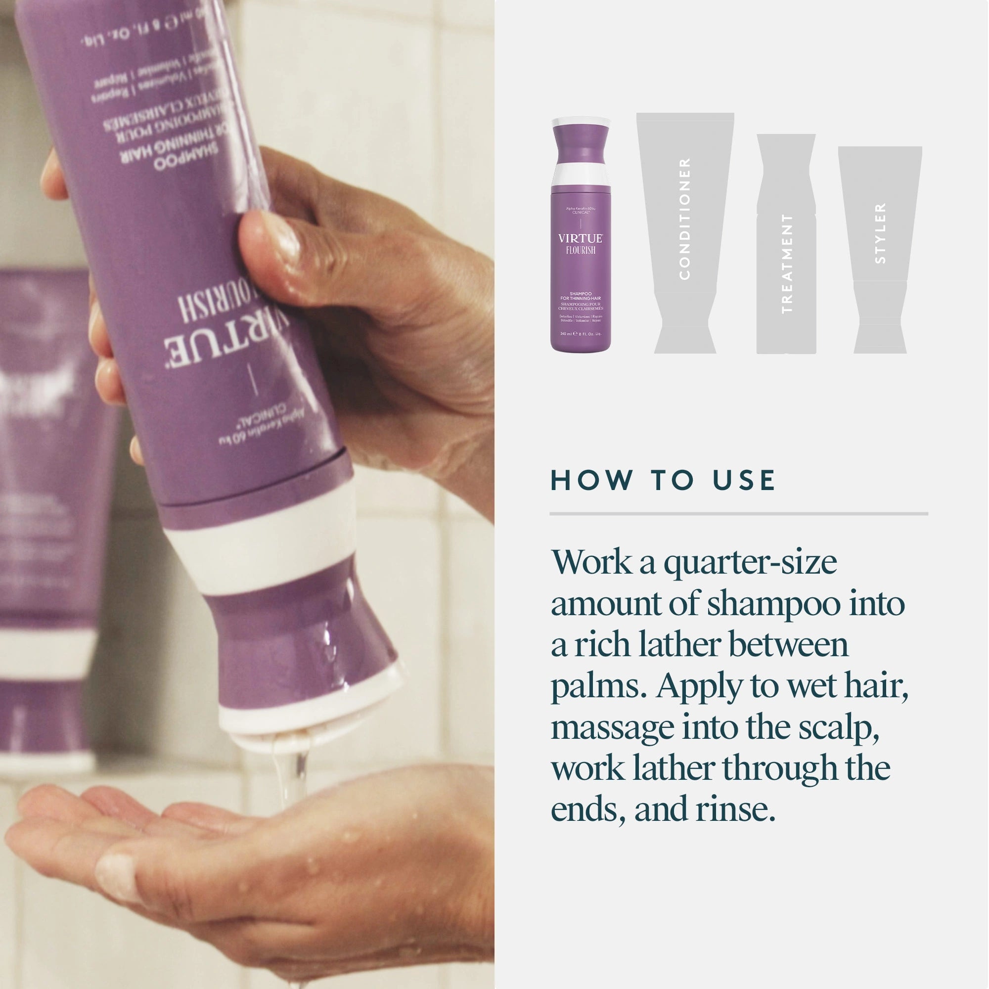 Flourish Shampoo for Thinning Hair
