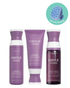 Virtue Labs Flourish Thickening Routine bundle with free scalp massage brush
