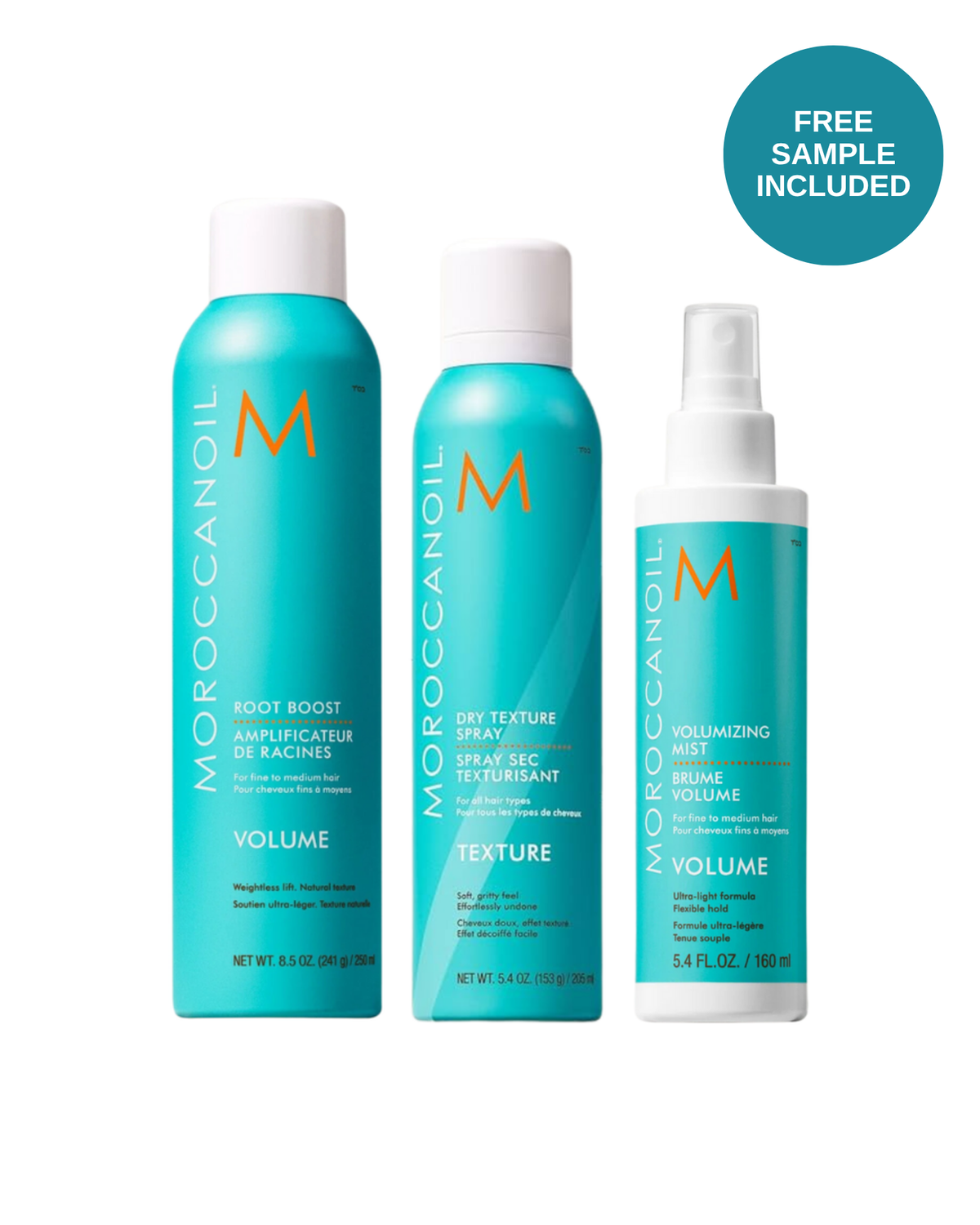 Moroccanoil Lift &amp; Texture Kit: Root Boost, Dry Texture Spray and Volumizing Mist