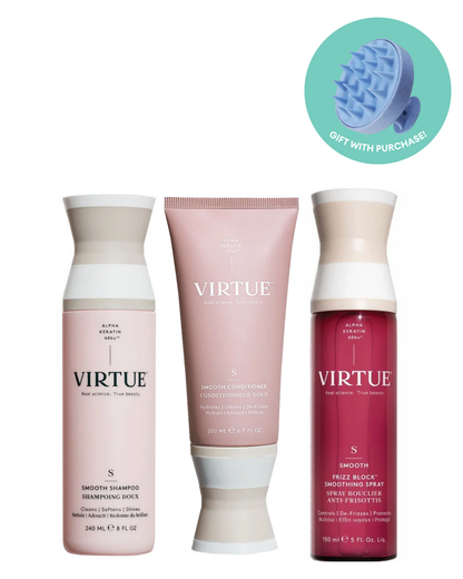 Virtue Labs Smooth Operator bundle with free scalp massage brush