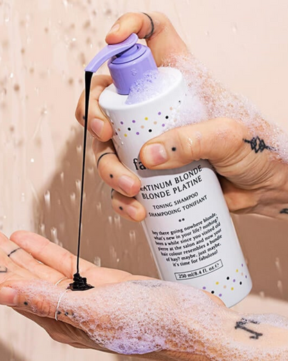 evo Fabuloso Platinum Blonde Toning Shampoo
