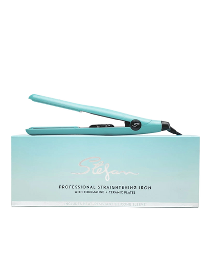 Professional Straightening Iron in Aqua
