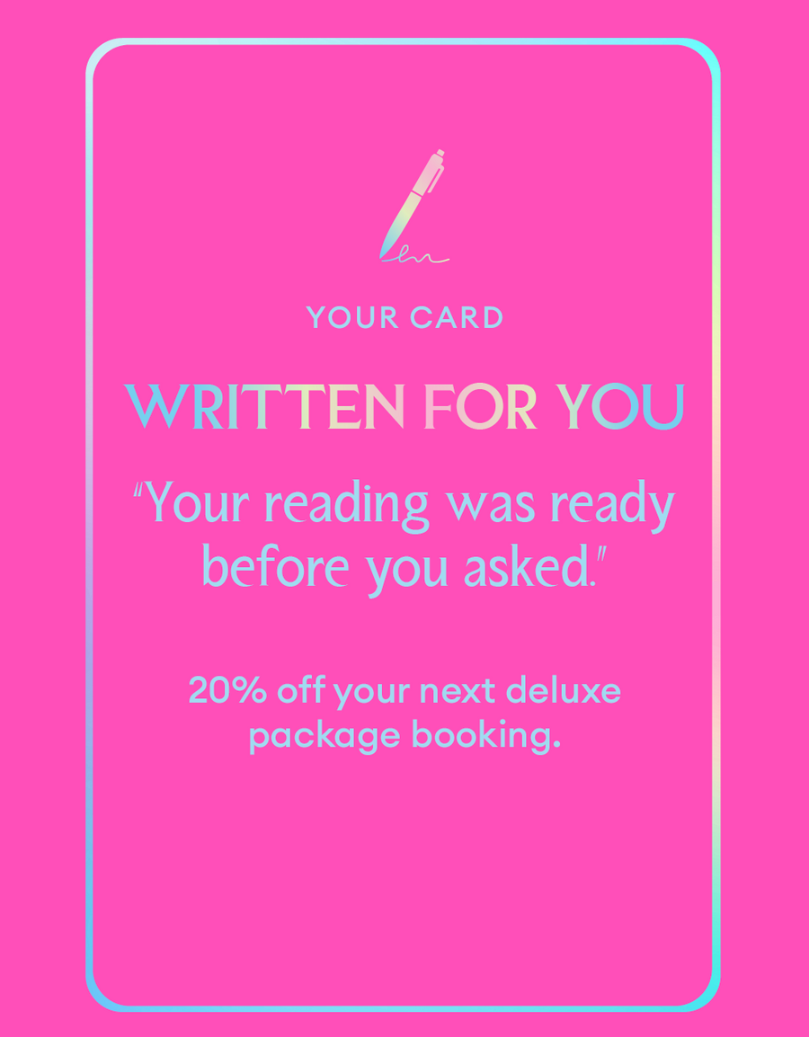 Prize card