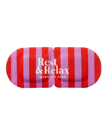 Air Activated Warm Eye Masks - Red Stripe