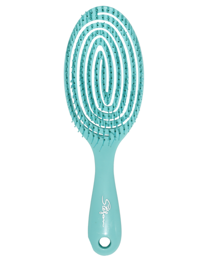 Ultimate Strength &amp; Detangle Bundle - Flexi Hair Brush Aqua