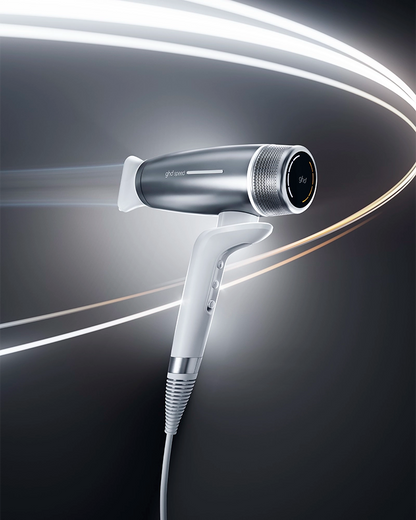 Speed Hair Dryer Silver White