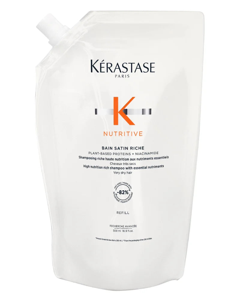 Nutritive Bain Satin Riche Refill Pouch 500ml