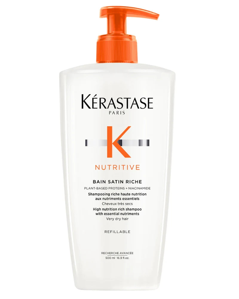 Nutritive Bain Satin Riche Refillable Bottle 500ml