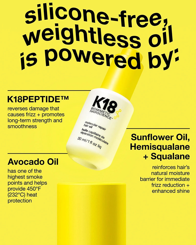 K18 Molecular Repair Hair Oil