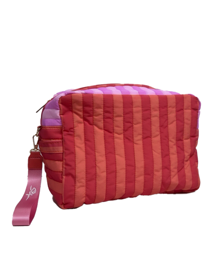 Stefan Cosmetics Pouch Red Stripe