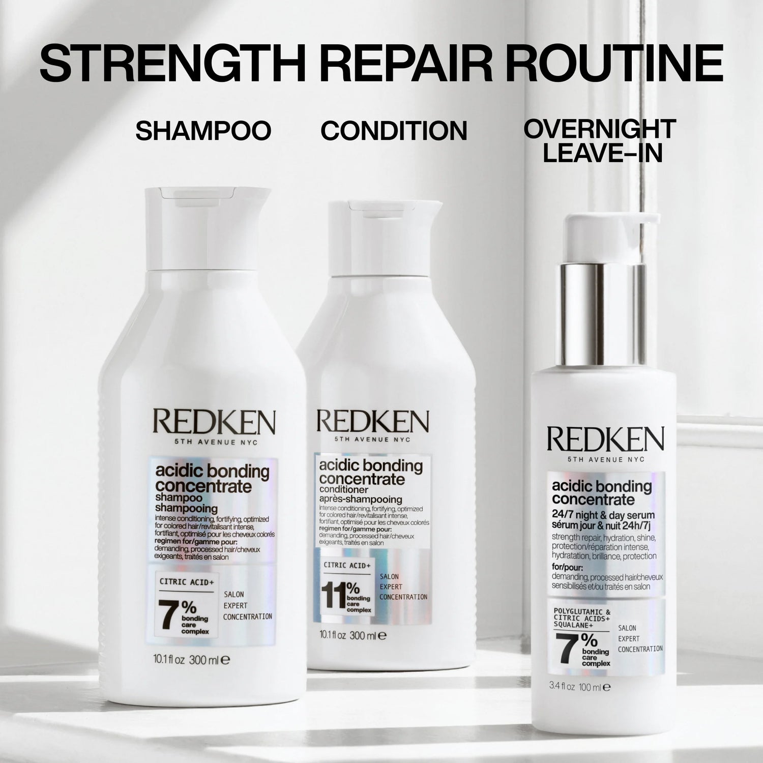 Acidic Bonding Concentrate 24/7 Day &amp; Night Serum