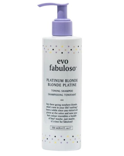 evo Fabuloso Platinum Blonde Toning Shampoo