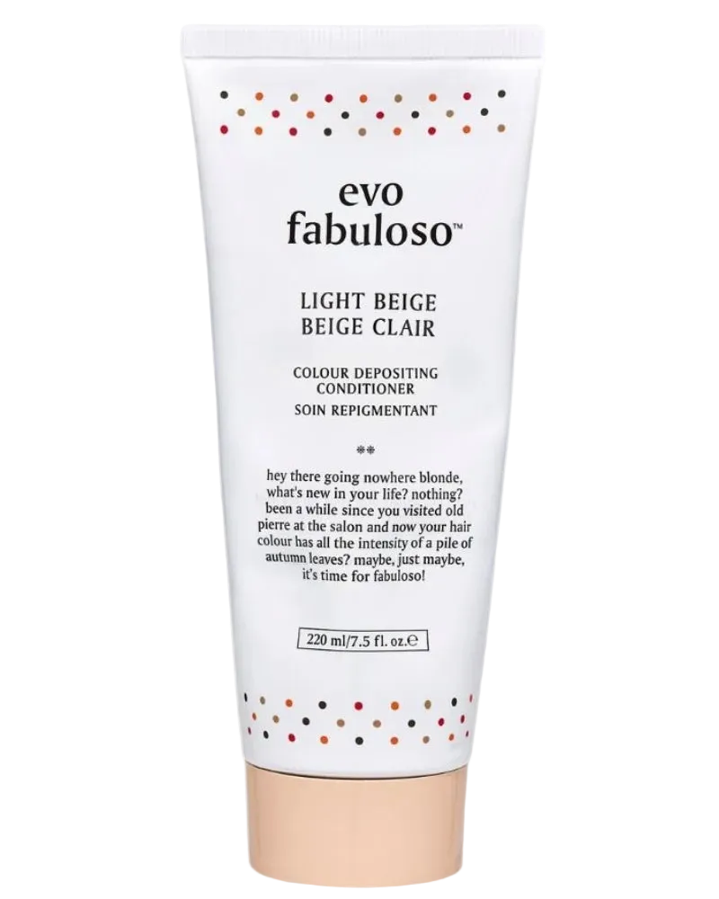 Fabuloso Light Beige Colour Depositing Conditioner