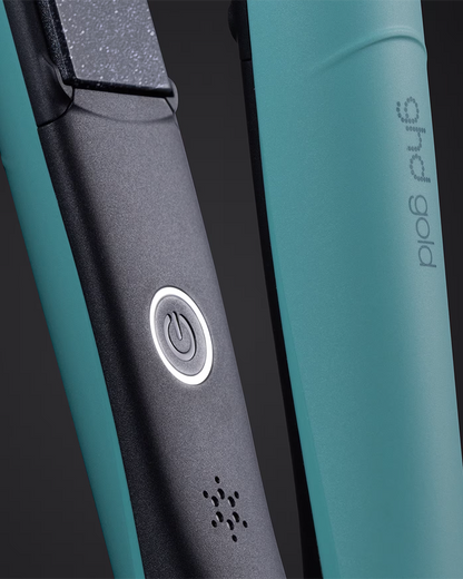 ghd Gold Hair Straightener in Mystic Aqua