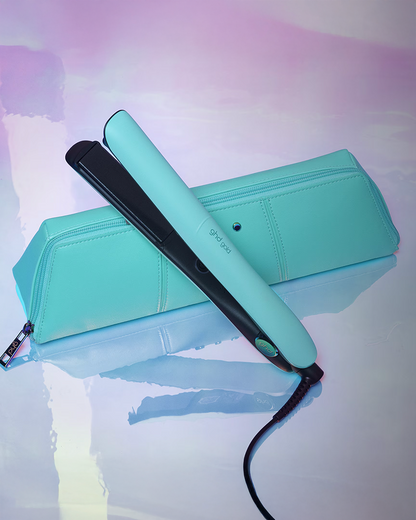 ghd Gold Hair Straightener in Mystic Aqua