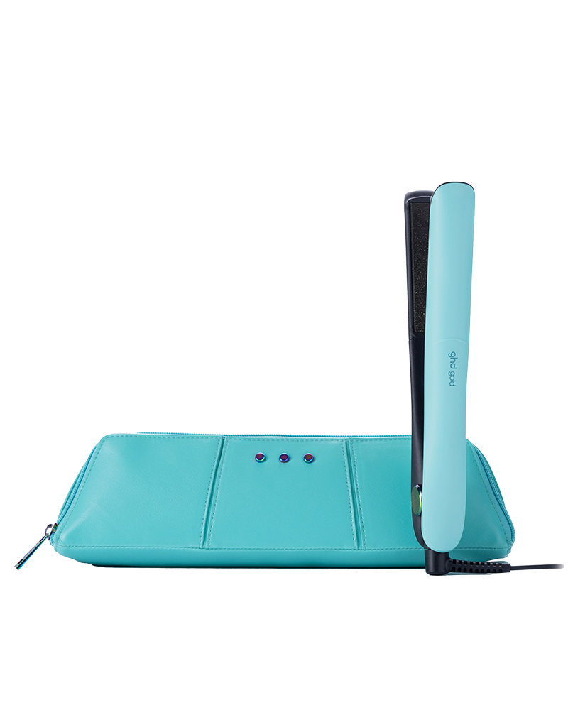 ghd Gold Hair Straightener in Mystic Aqua