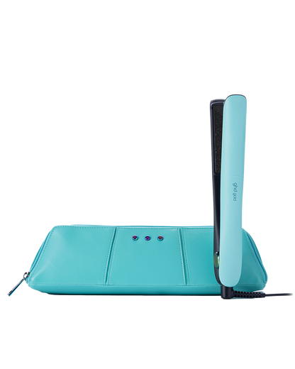 ghd Gold Hair Straightener in Mystic Aqua