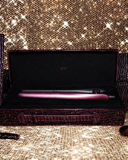 Gold Hair Straightener in Cherry Chic