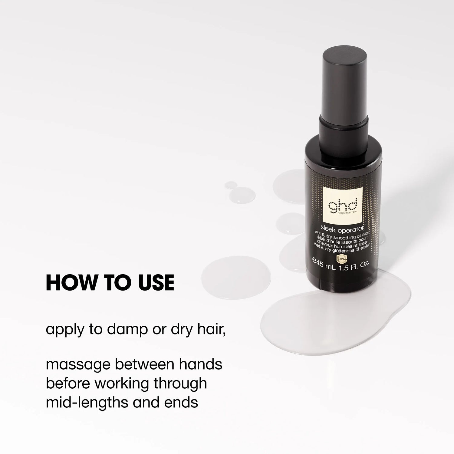 Sleek Operator Wet &amp; Dry Smoothing Oil Elixir