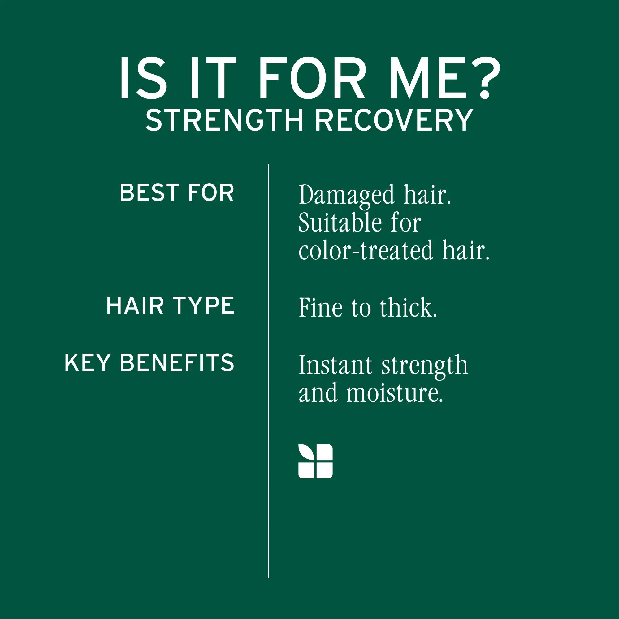 Strength Recovery Deep Treatment Mask