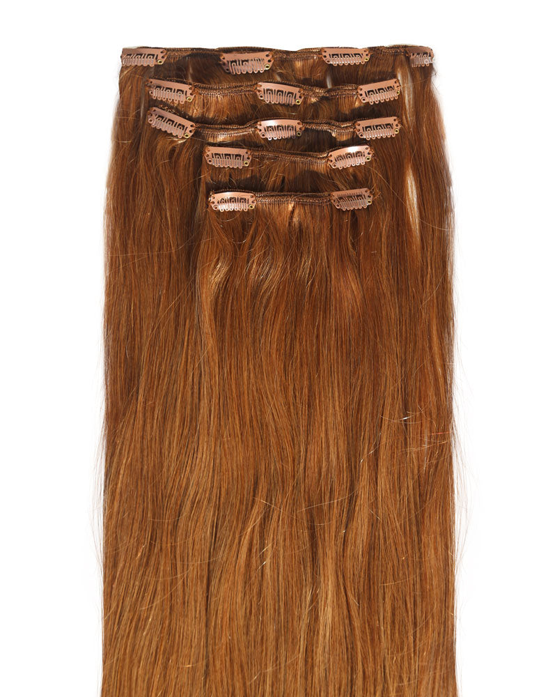 Stefan Clip-in Extensions -Golden Brown