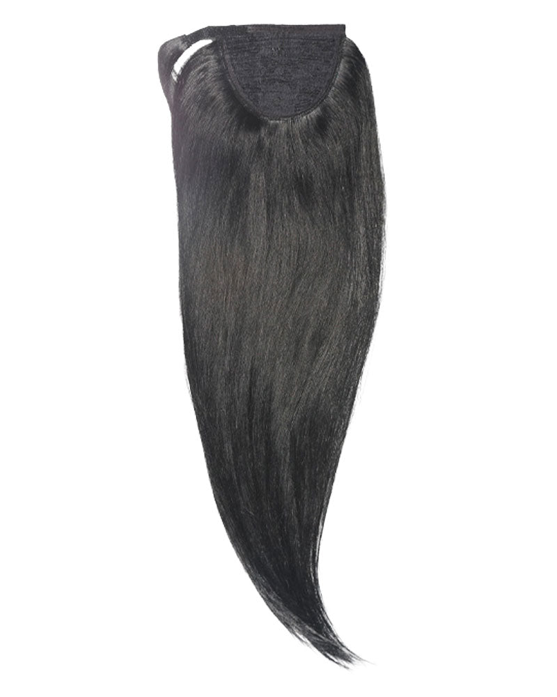 Stefan Clip-in Ponytail Extensions - Jet Black