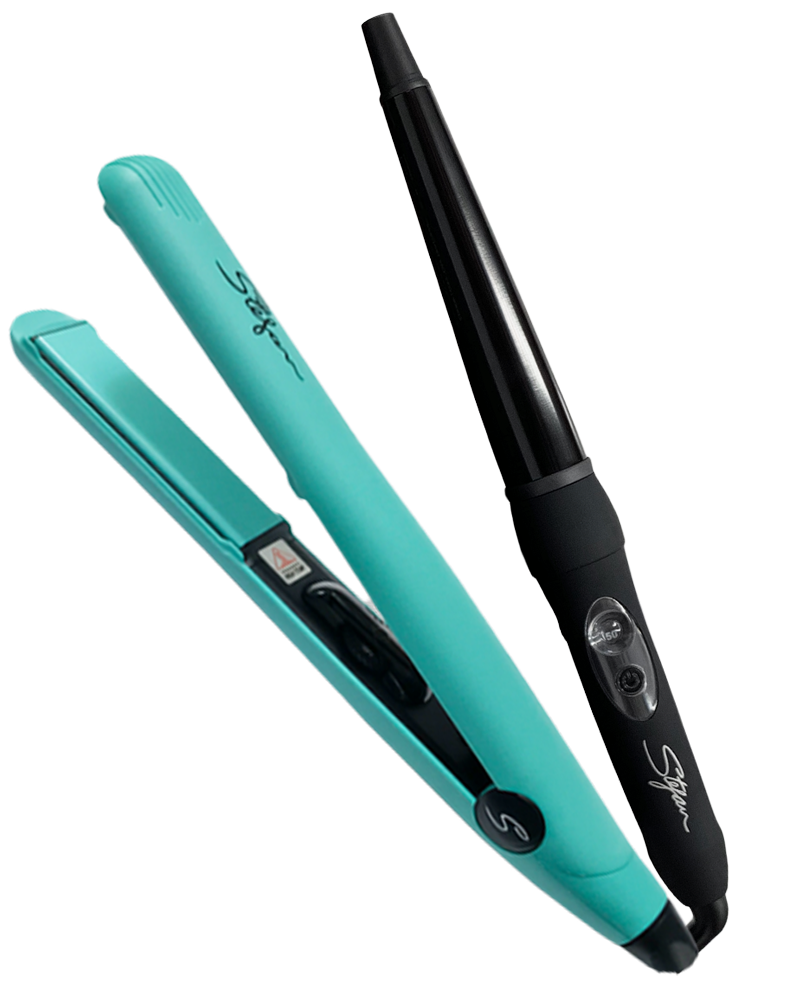 Stefan Electrical Duo Straightener Conical Curling Iron