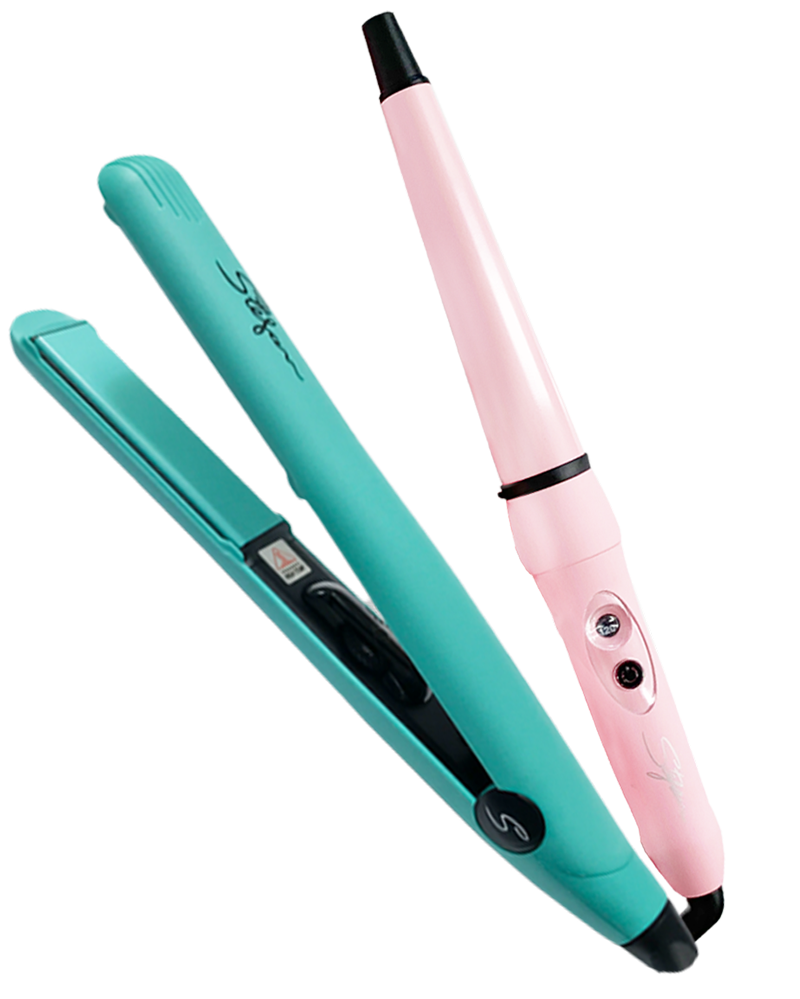 Stefan Electrical Duo - Straightener + Conical Curling Iron