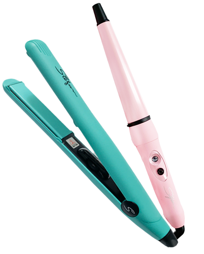 Stefan Electrical Duo - Straightener + Conical Curling Iron