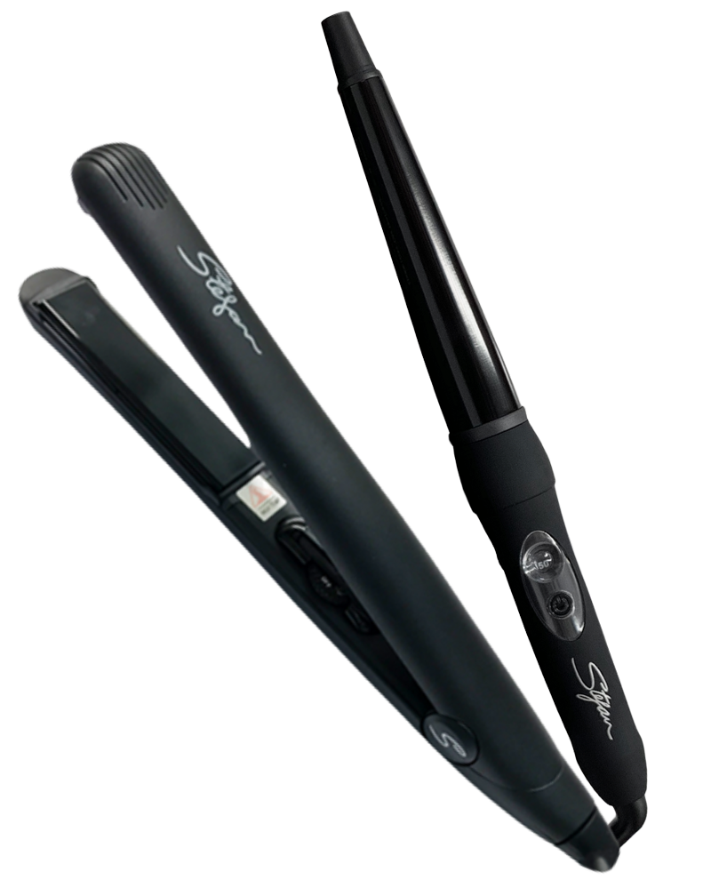 Stefan Electrical Duo - Straightener + Conical Curling Iron